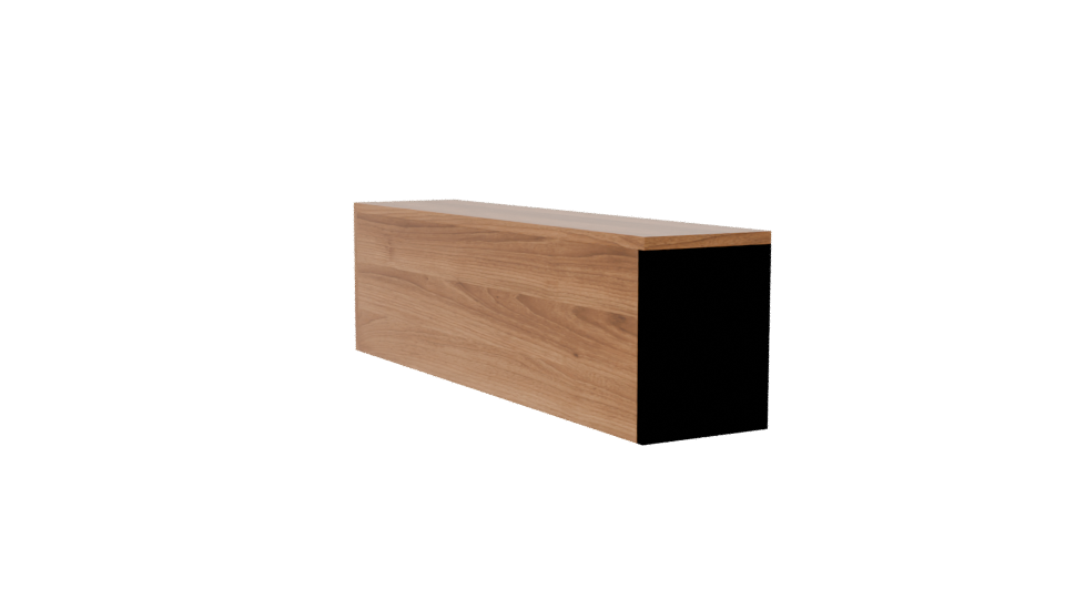 Modern Wooden TV Rack 3D - Professional 3D Model Render 7