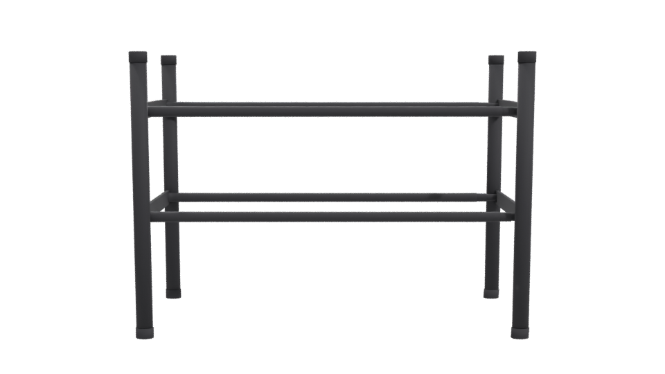 Industrial Metal Frame Table 3D - Professional 3D Model Render 11
