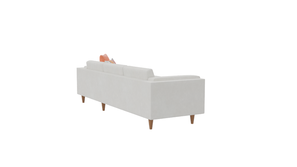 Modern Sectional Sofa 3D Model - Professional 3D Model Render 7
