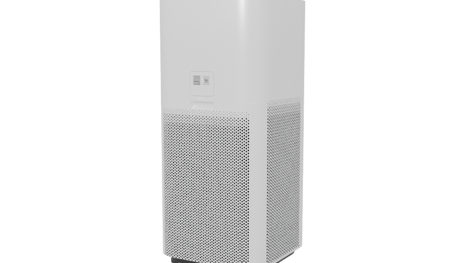 Sleek Air Purifier 3D Model - Professional 3D Model Render 6