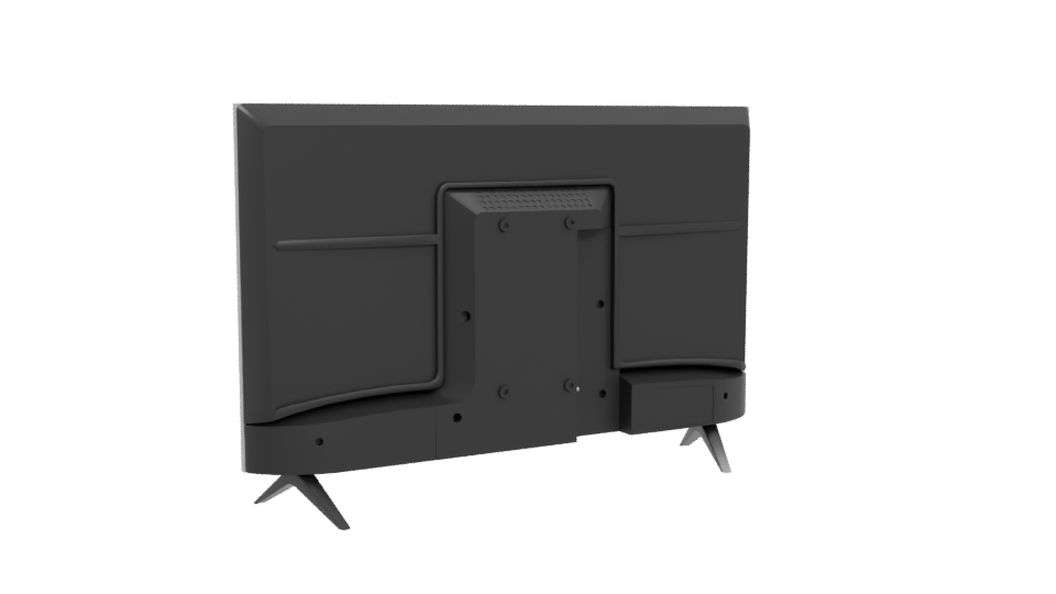 Sleek Modern LED TV Model - Professional 3D Model Render 4