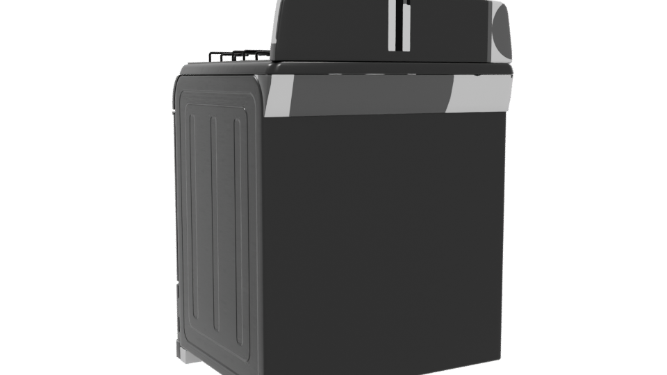 Stylish Gas Range Oven Model - Professional 3D Model Render 4