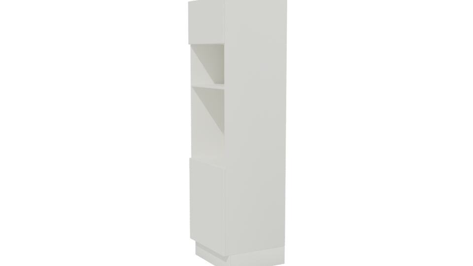 Modern Vertical Storage Unit 3D - Professional 3D Model Render 13