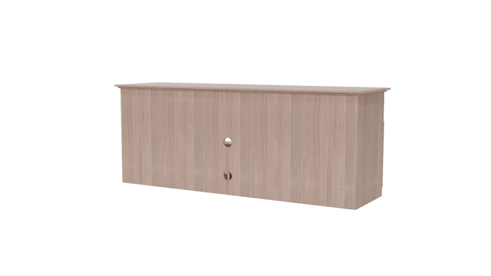 Stylish Wooden TV Stand 3D - Professional 3D Model Render 6