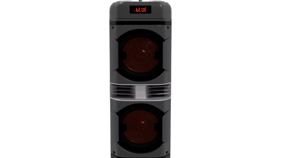 LED Party Speaker 3D Model - Professional 3D Model Render 11