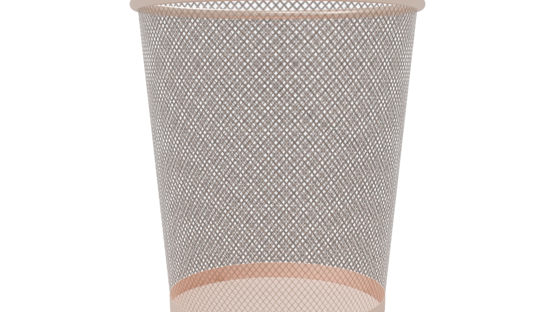 Stylish Mesh Trash Can 3D - Professional 3D Model Render 7
