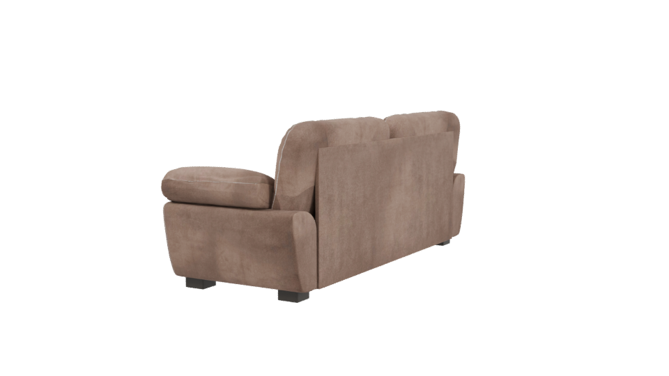 Cozy Fabric Sofa Model 3D - Professional 3D Model Render 3