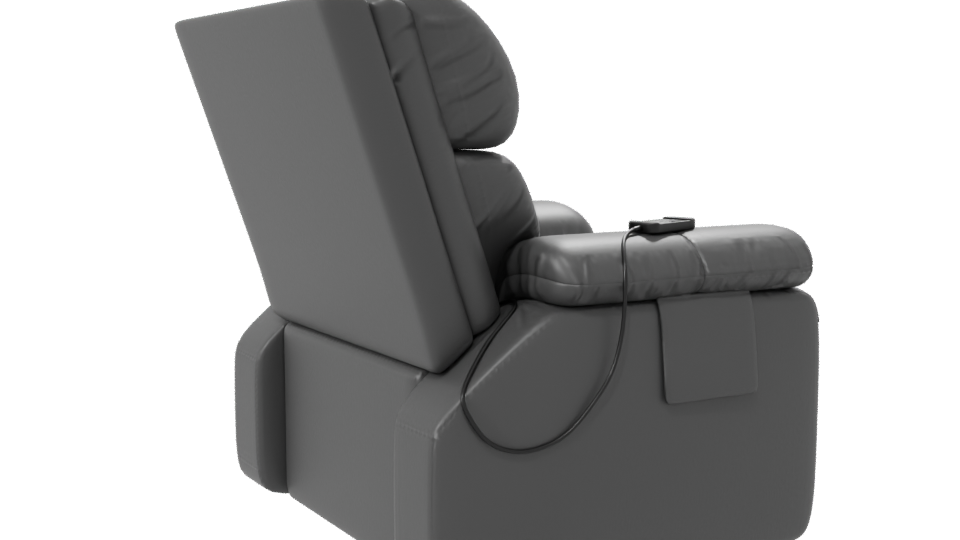Stylish Modern Recliner Chair 3D - Professional 3D Model Render 7
