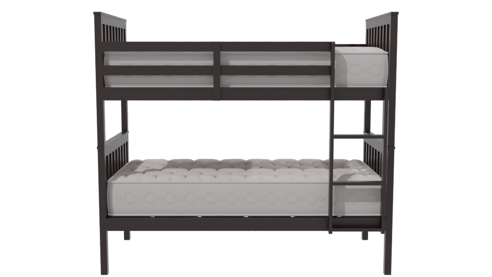 Stylish Baby Crib 3D Model - Professional 3D Model Render 2