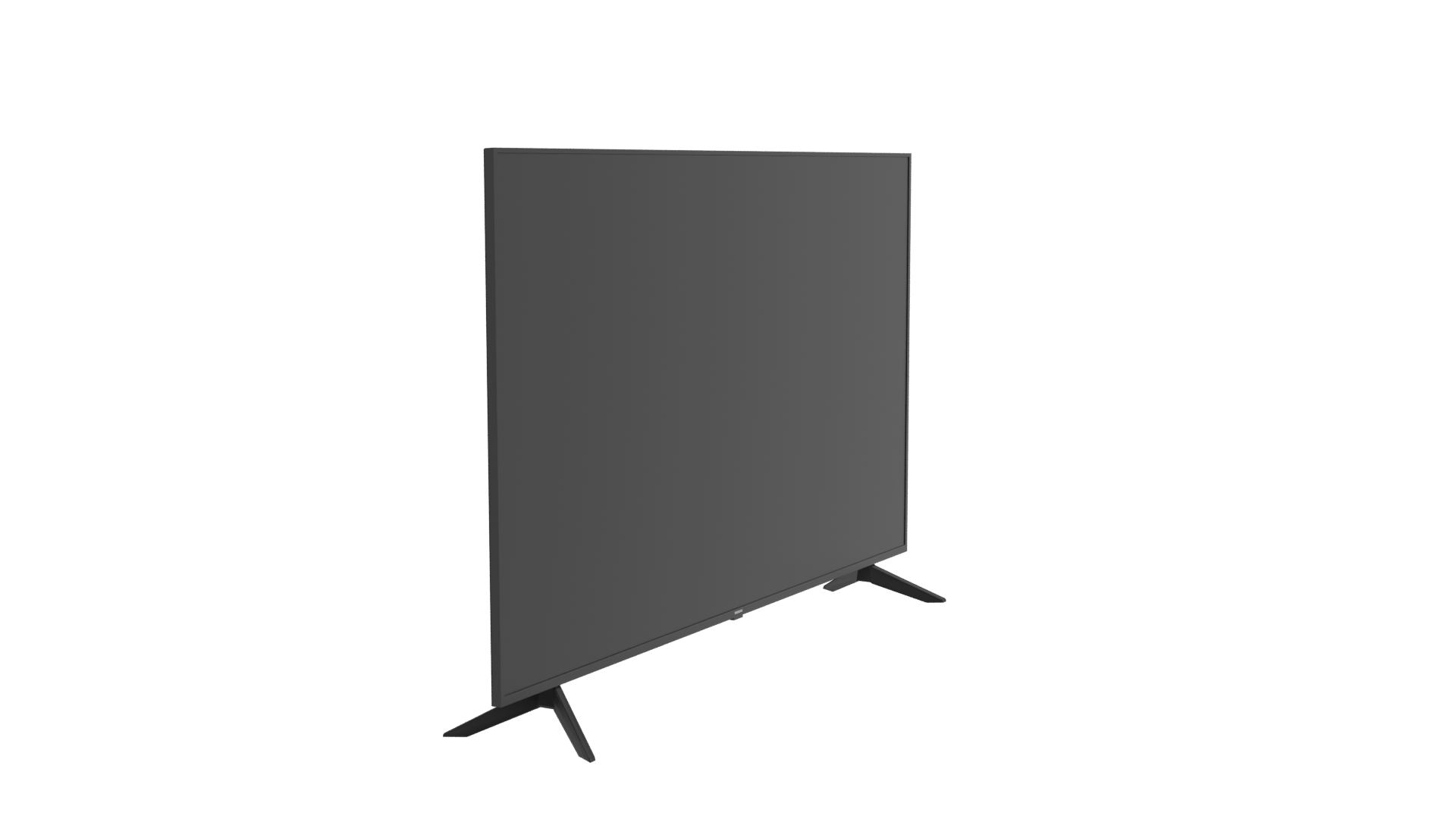 Sleek Flat Screen TV Model - Professional 3D Model Render 9