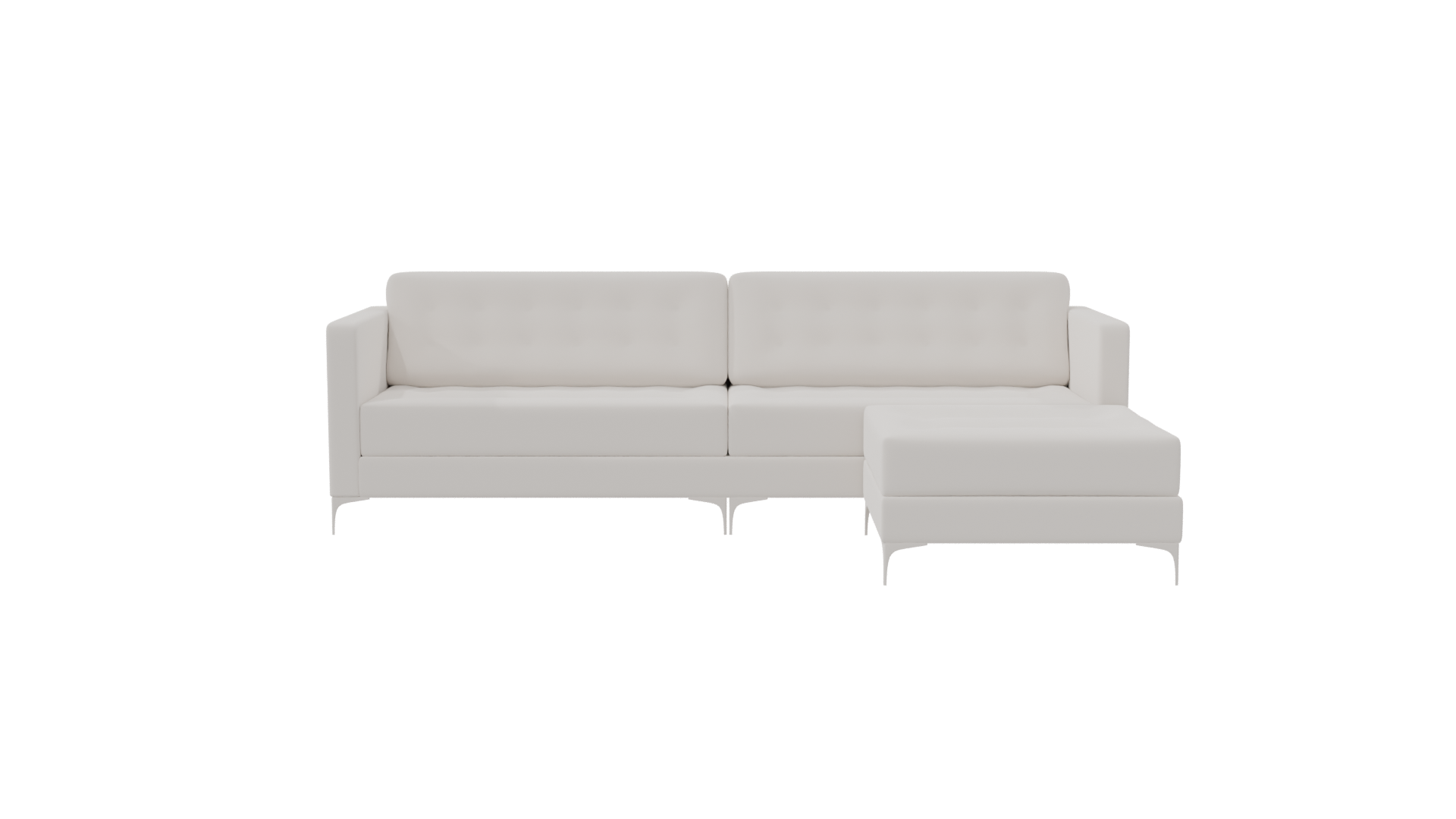 Contemporary Sectional Sofa Model 3D - Professional 3D Model Render 3