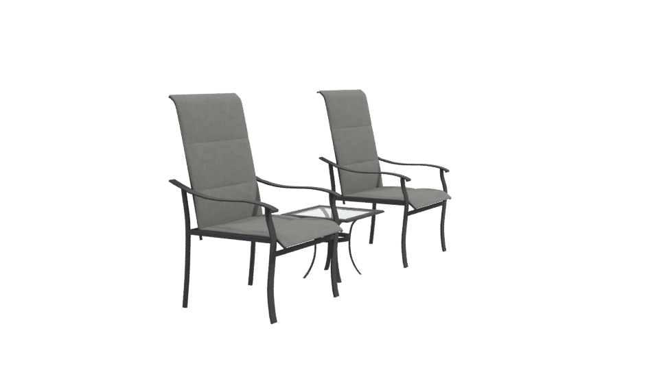 Modern Outdoor Furniture Set 3D - Professional 3D Model Render 9