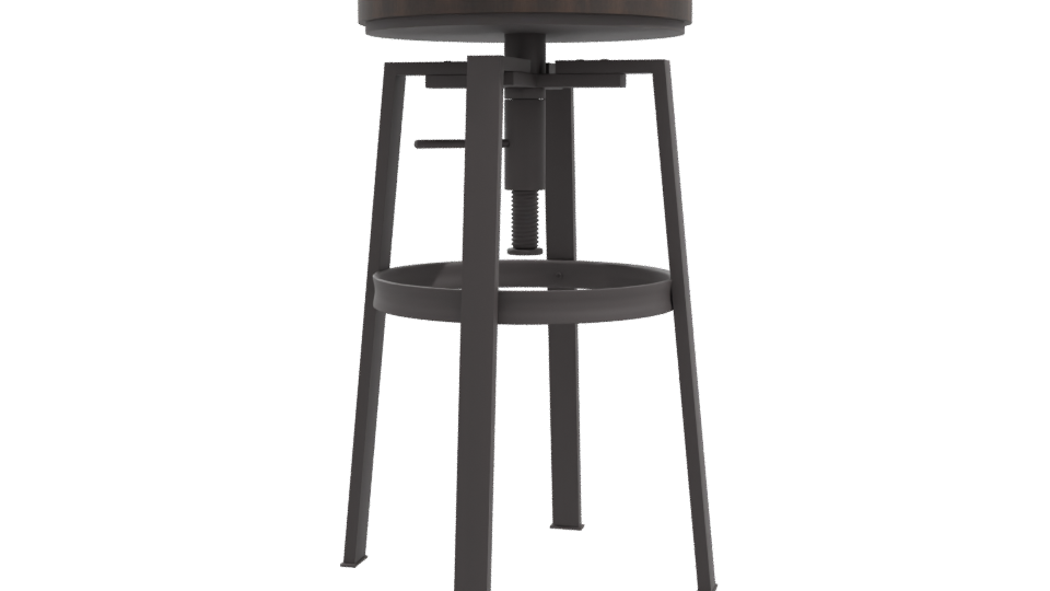 PISO Bar Stool 3D Model - Professional 3D Model Render 10
