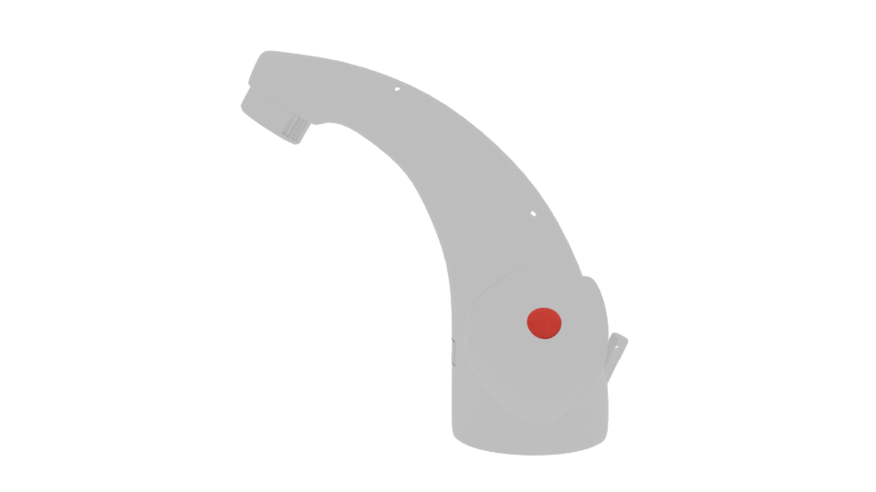 Monoblock Bathroom Faucet 3D - Professional 3D Model Render 2