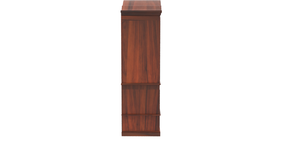 Vintage Display Cabinet 3D Model - Professional 3D Model Render 8