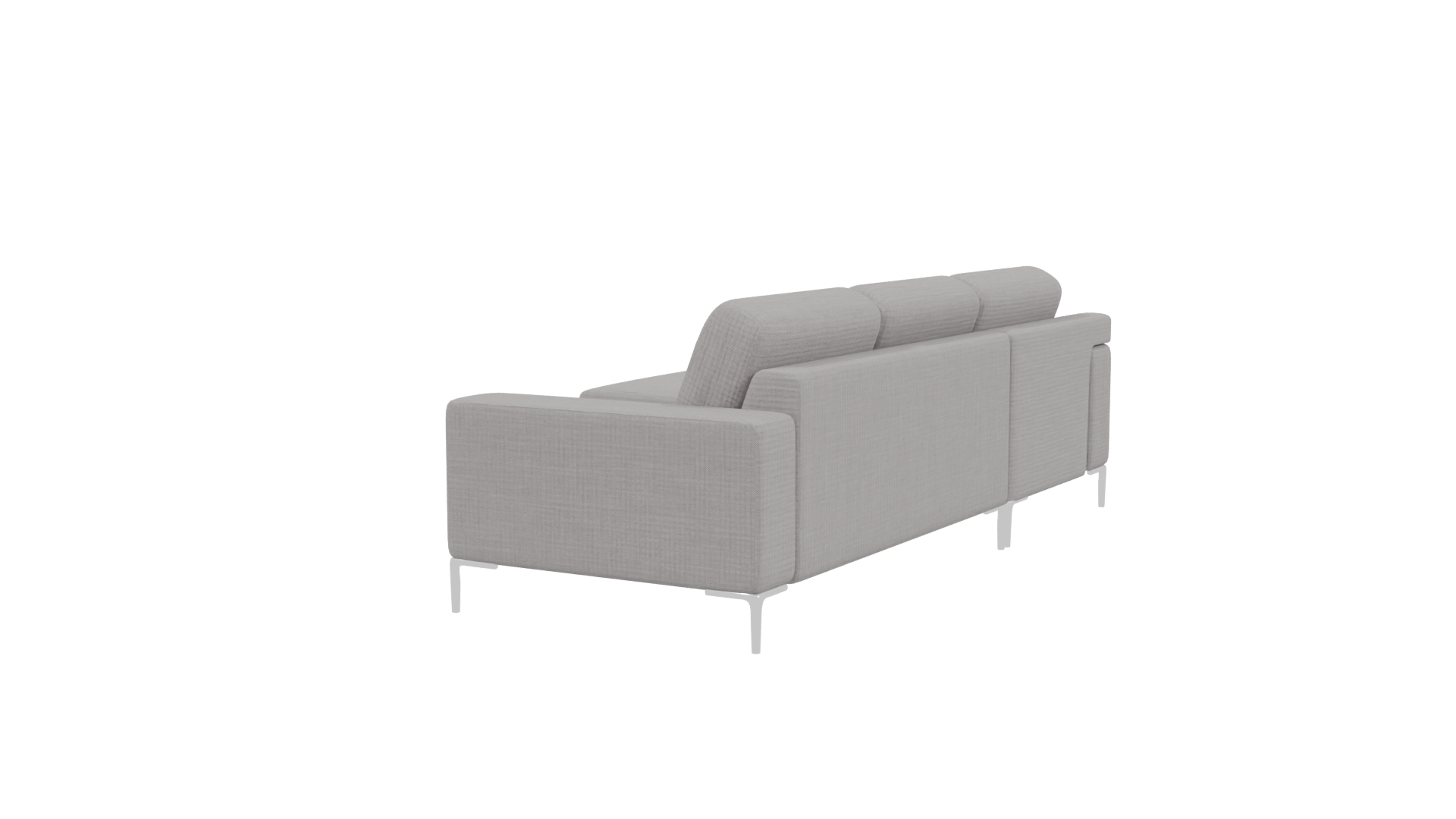 Contemporary L-Shaped Sofa 3D - Professional 3D Model Render 3