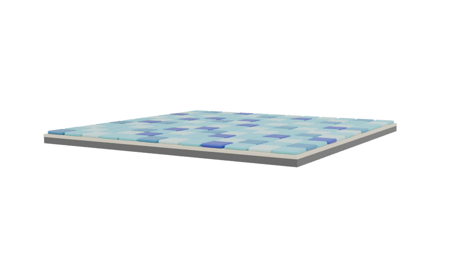 Stylized Mosaic Tile Floor Model - Professional 3D Model Render 3