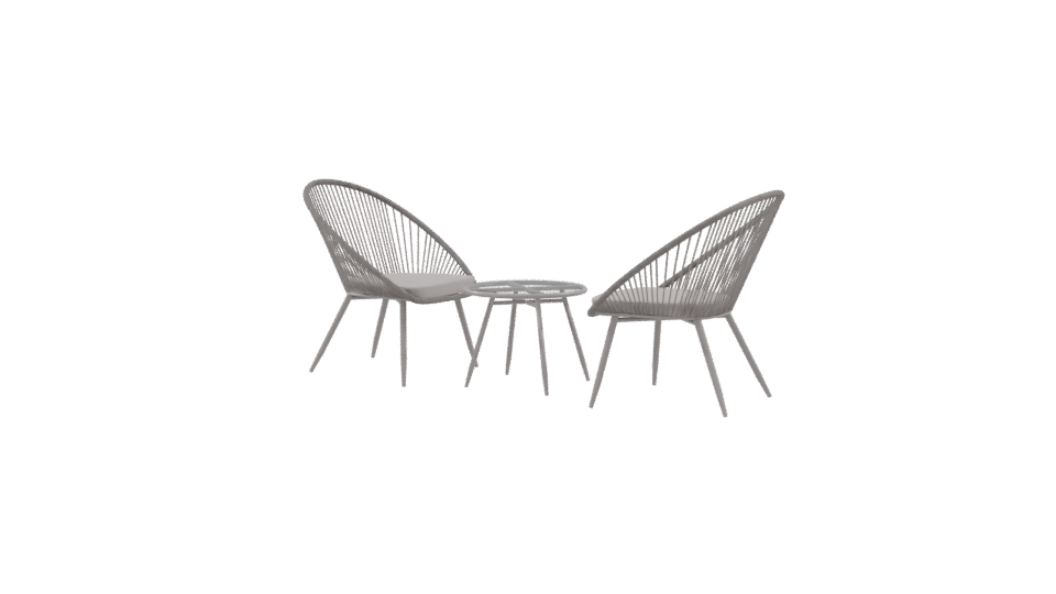 Stylish Minimalist Living Room Chair - Professional 3D Model Render 9