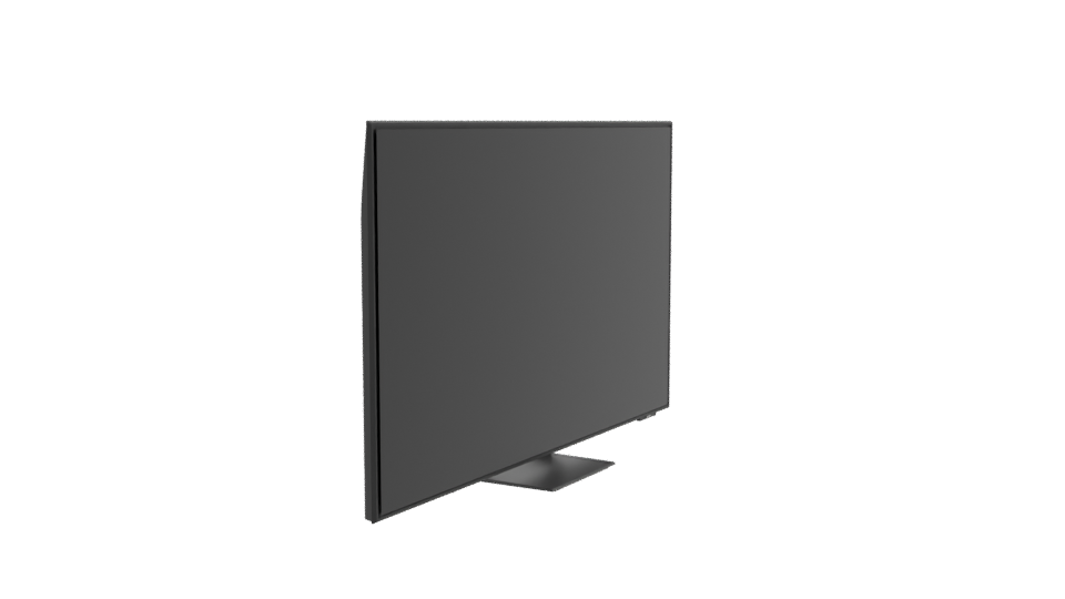 2024 QLED 4K Smart TV Model - Professional 3D Model Render 9