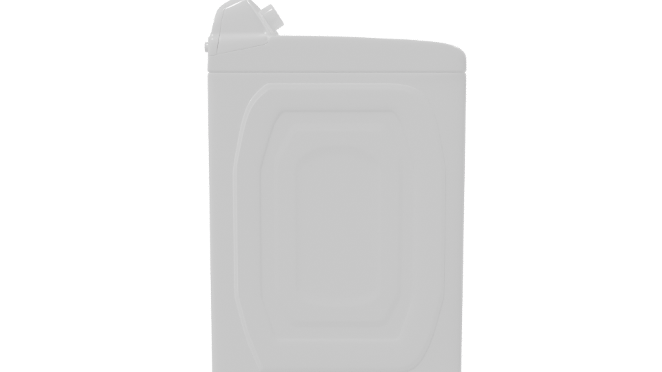 Top Load Washing Machine Model - Professional 3D Model Render 8
