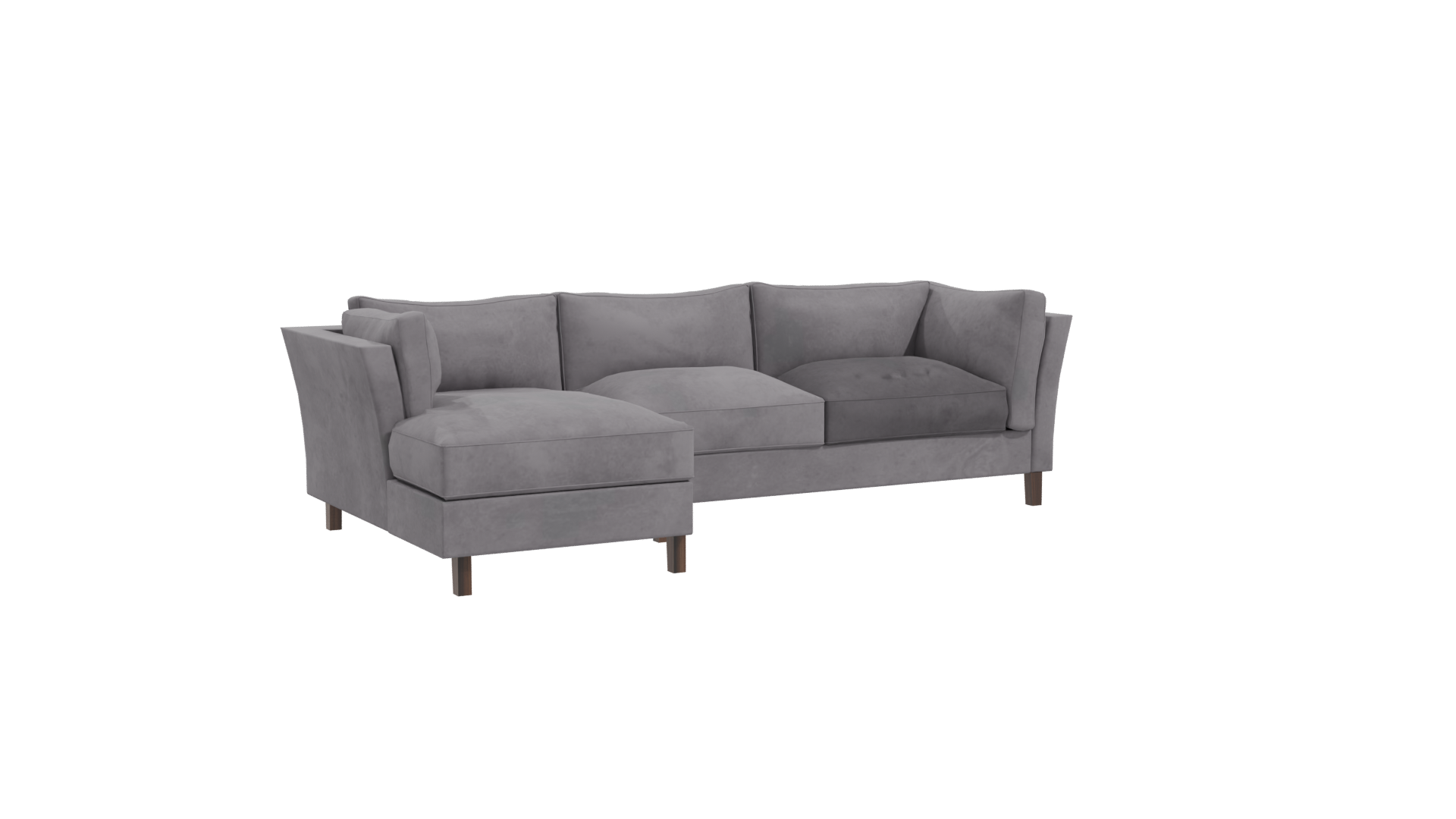 Modern Grey Sofa 3D Model - Professional 3D Model Render 10