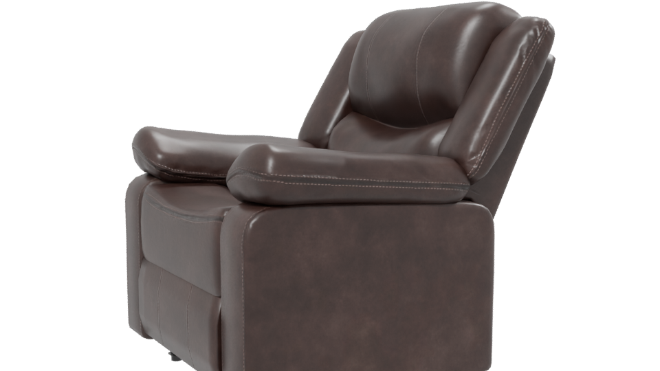 Realistic Recliner Chair Model - Professional 3D Model Render 13