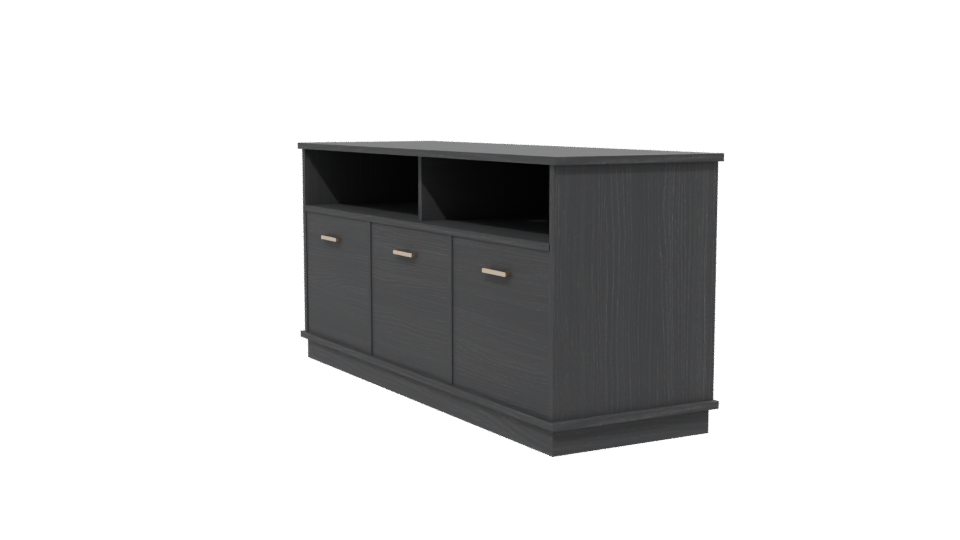 Stylish Modern Entertainment Center 3D - Professional 3D Model Render 13