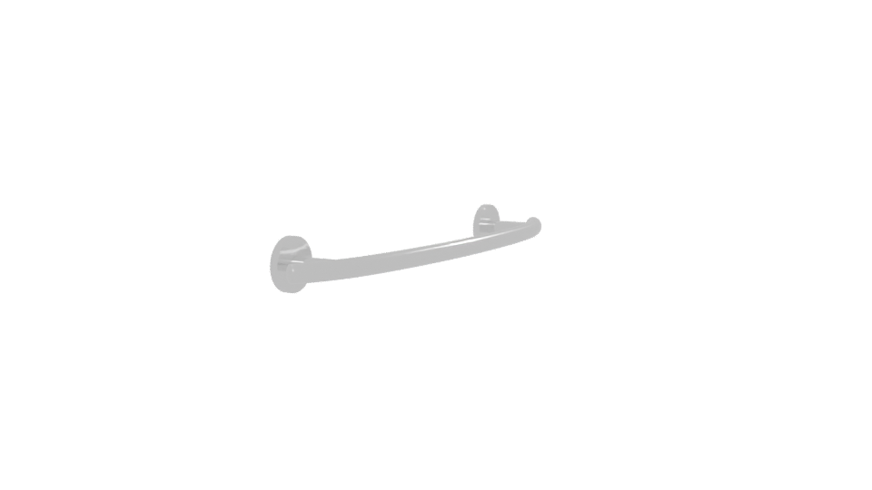 Stylish Metal Wall Hook 3D - Professional 3D Model Render 12