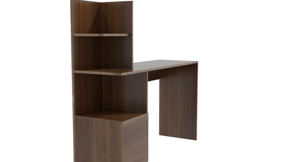 Stylish Modern Office Desk 3D - Professional 3D Model Render 9