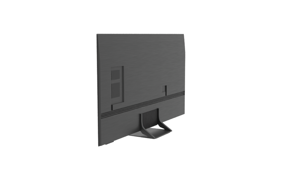Sleek Modern Flat Screen TV 3D - Professional 3D Model Render 3