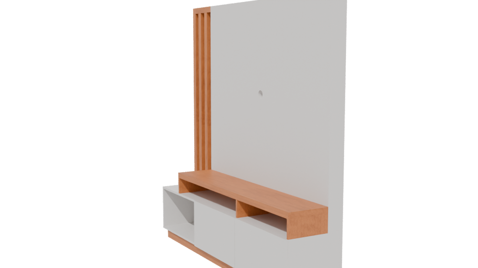 Stylish Modern TV Unit 3D - Professional 3D Model Render 13