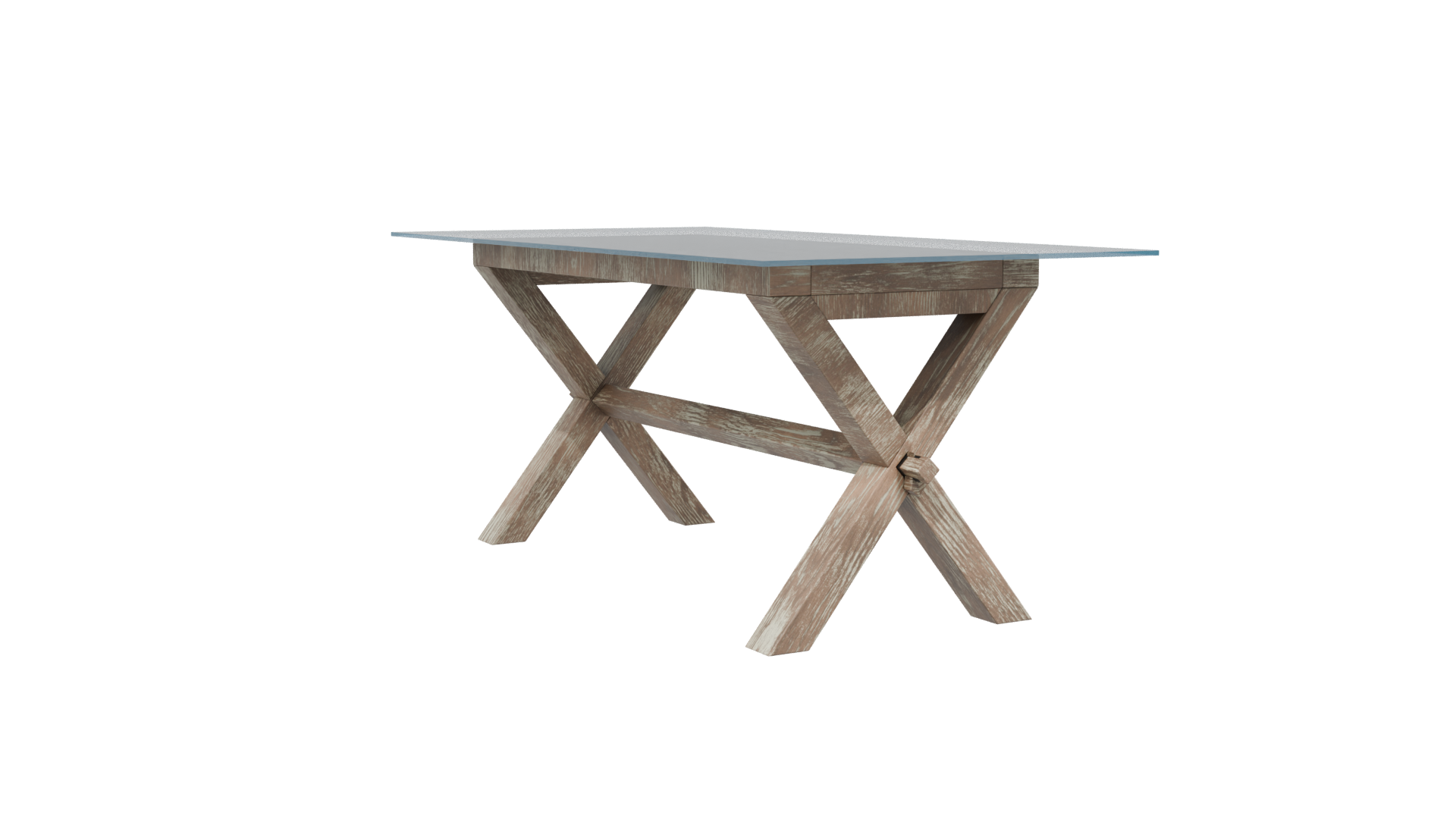 Stylish Wooden Dining Table Model - Professional 3D Model Render 13