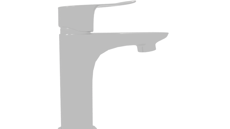 Polished Metallic Kitchen Sink Model - Professional 3D Model Render 7