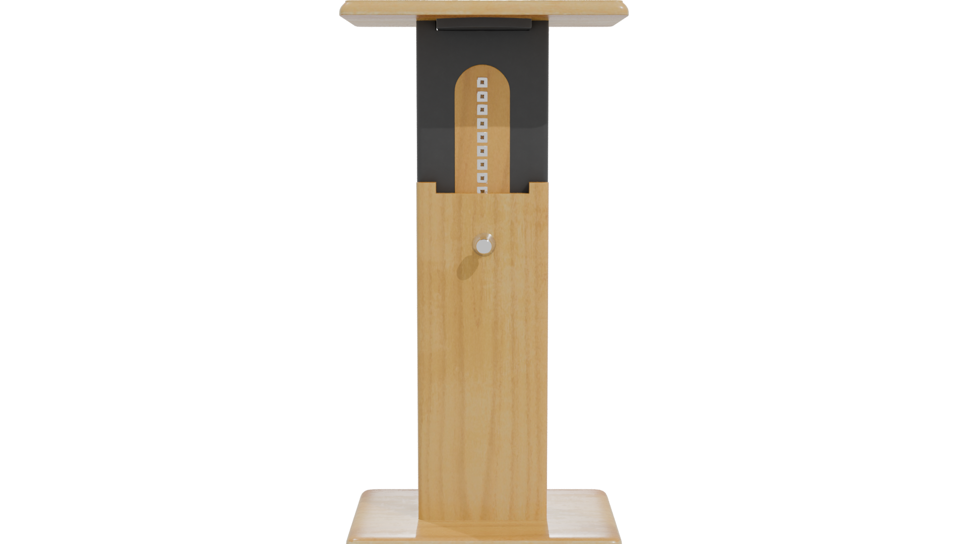 Stylish Wooden Podium 3D Model - Professional 3D Model Render 26