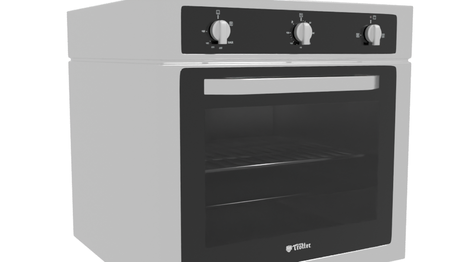 Stylish Built-In Kitchen Oven 3D - Professional 3D Model Render 10