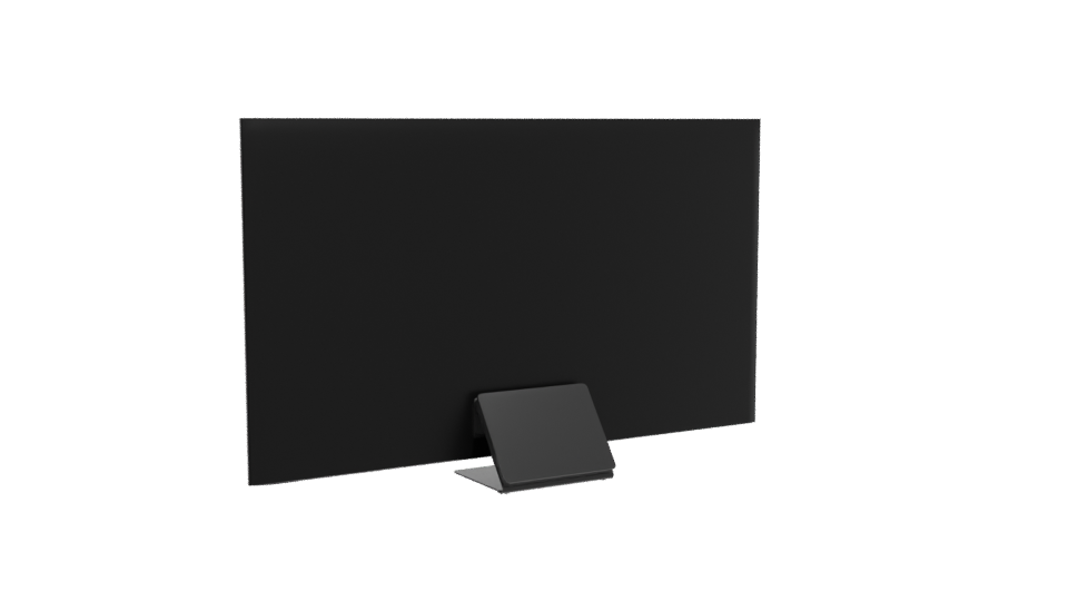 Sleek Flat Screen Television 3D Model - Professional 3D Model Render 4