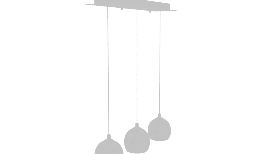 Stylish Pendant Light Fixture 3D - Professional 3D Model Render 3