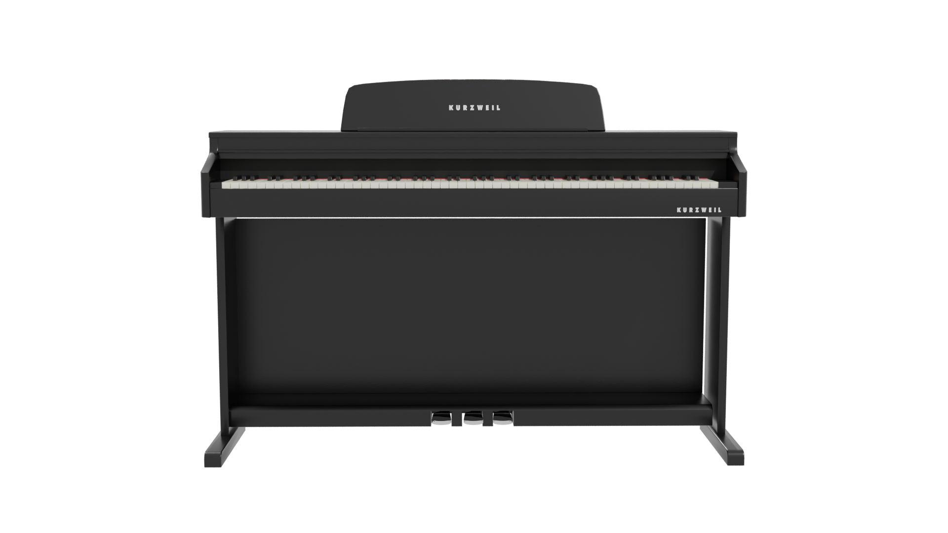 Elegant Digital Piano Model 3D - Professional 3D Model Render 11