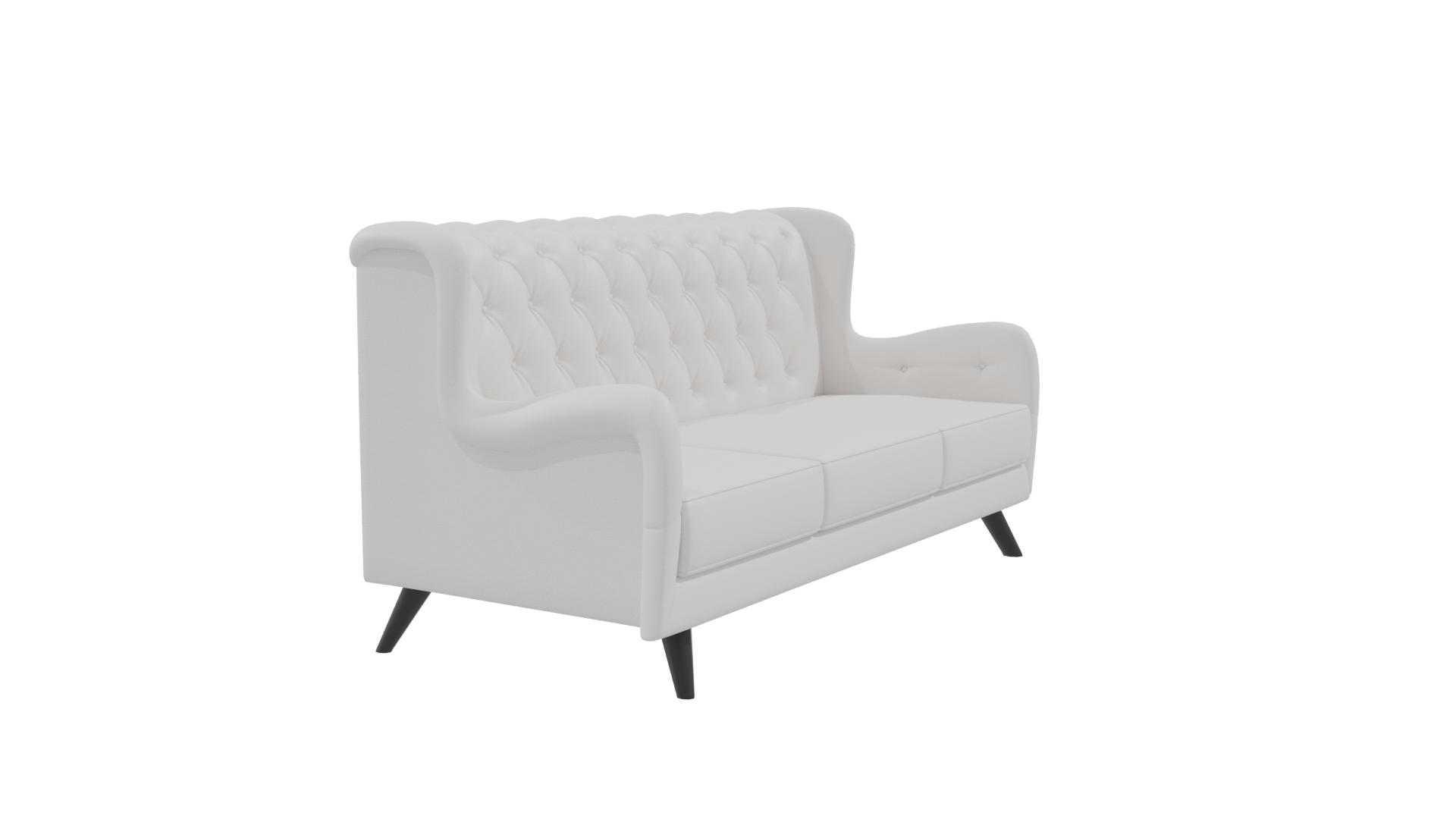 Elegant Modern Sofa 3D Model - Professional 3D Model Render 9