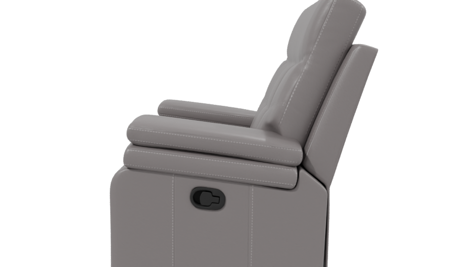 Stylish Recliner Chair 3D Model - Professional 3D Model Render 2