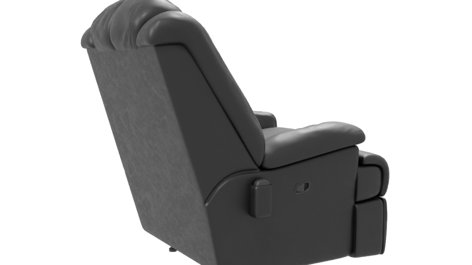 Realistic Recliner Chair 3D Model - Professional 3D Model Render 7