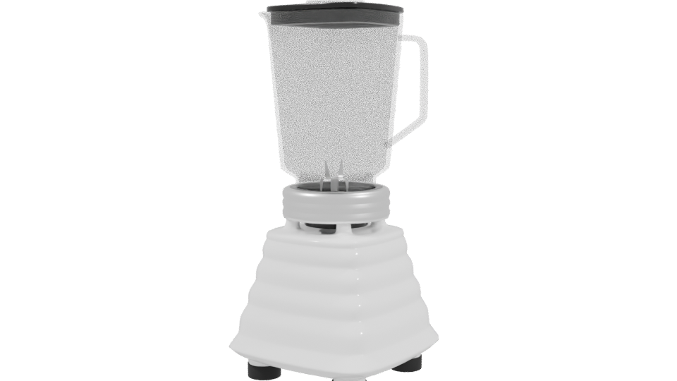 Stylish Kitchen Blender Model 3D - Professional 3D Model Render 3