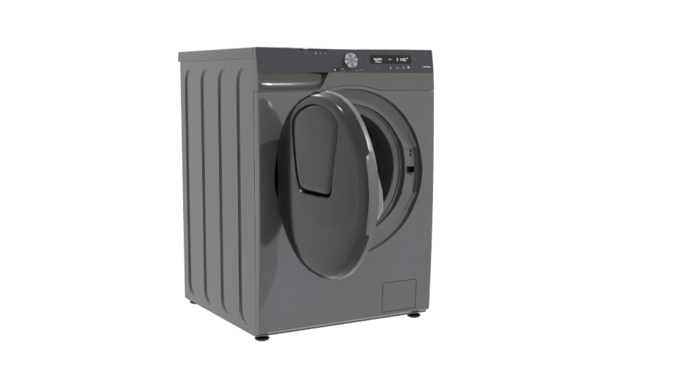 Sleek Front-Loading Washing Machine 3D Model - Professional 3D Model Render 10