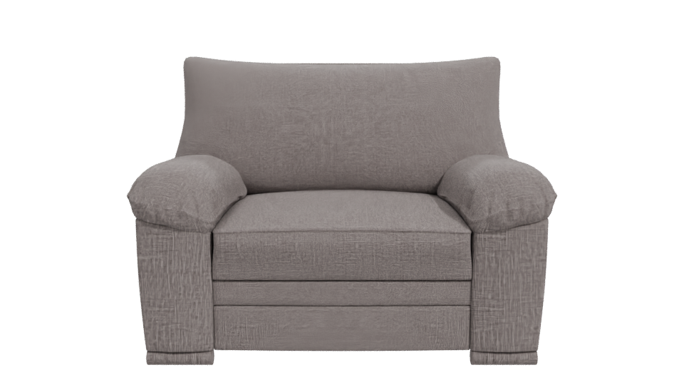 Stylish Lounge Armchair 3D Model - Professional 3D Model Render 11