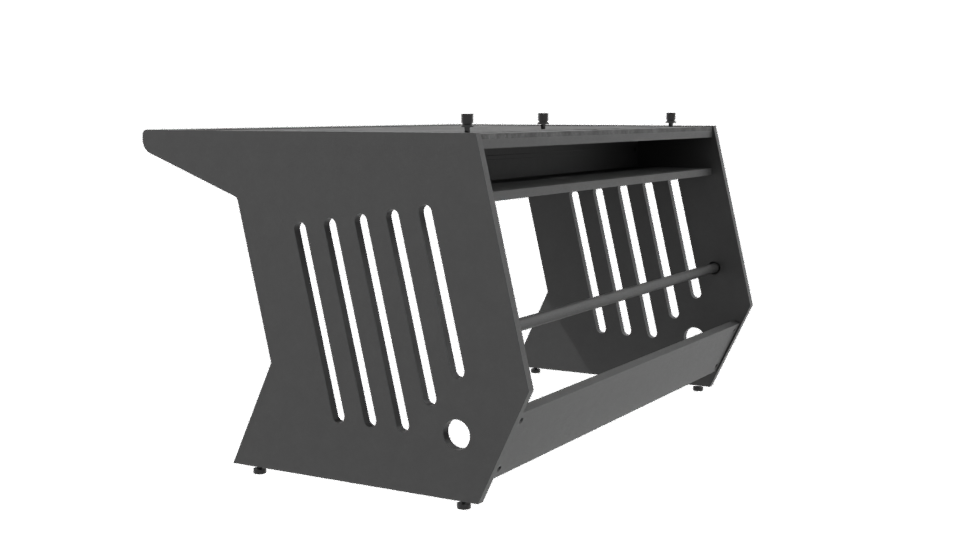 Sleek Modern Office Table 3D - Professional 3D Model Render 3