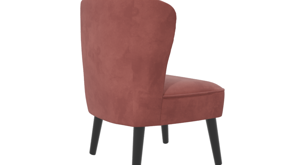 Stylish Fabric Accent Chair 3D Model - Professional 3D Model Render 7