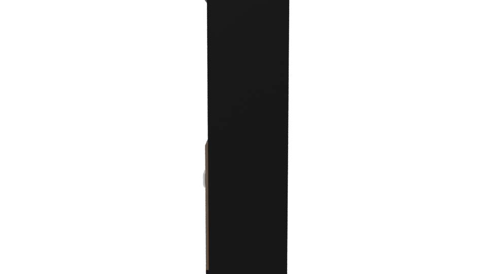 Stylish Wooden Cabinet 3D Model - Professional 3D Model Render 2