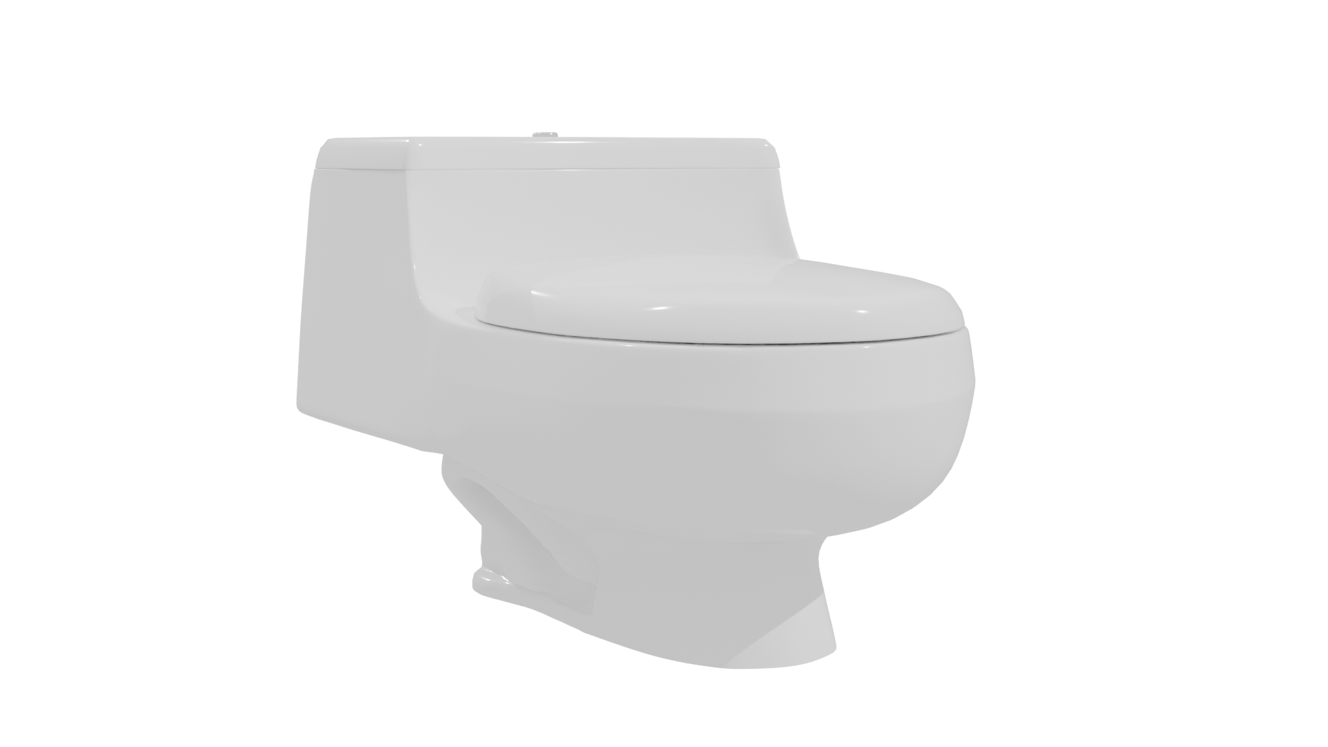 Modern Bathroom Toilet Model 3D - Professional 3D Model Render 10