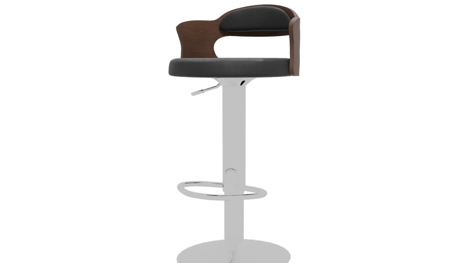 Stylish Adjustable Bar Stool 3D - Professional 3D Model Render 12