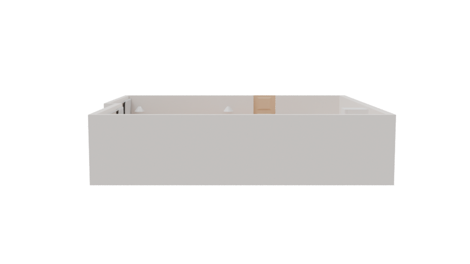 Stylish Minimalist Bedroom 3D Model - Professional 3D Model Render 8